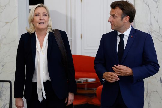 marine lepene macron
